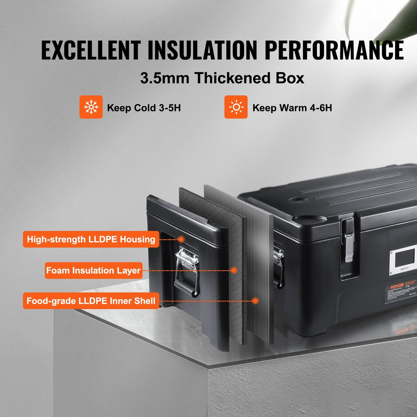 Insulated Food Pan Carrier - 36Qt