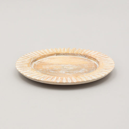 Wood Charger Plate