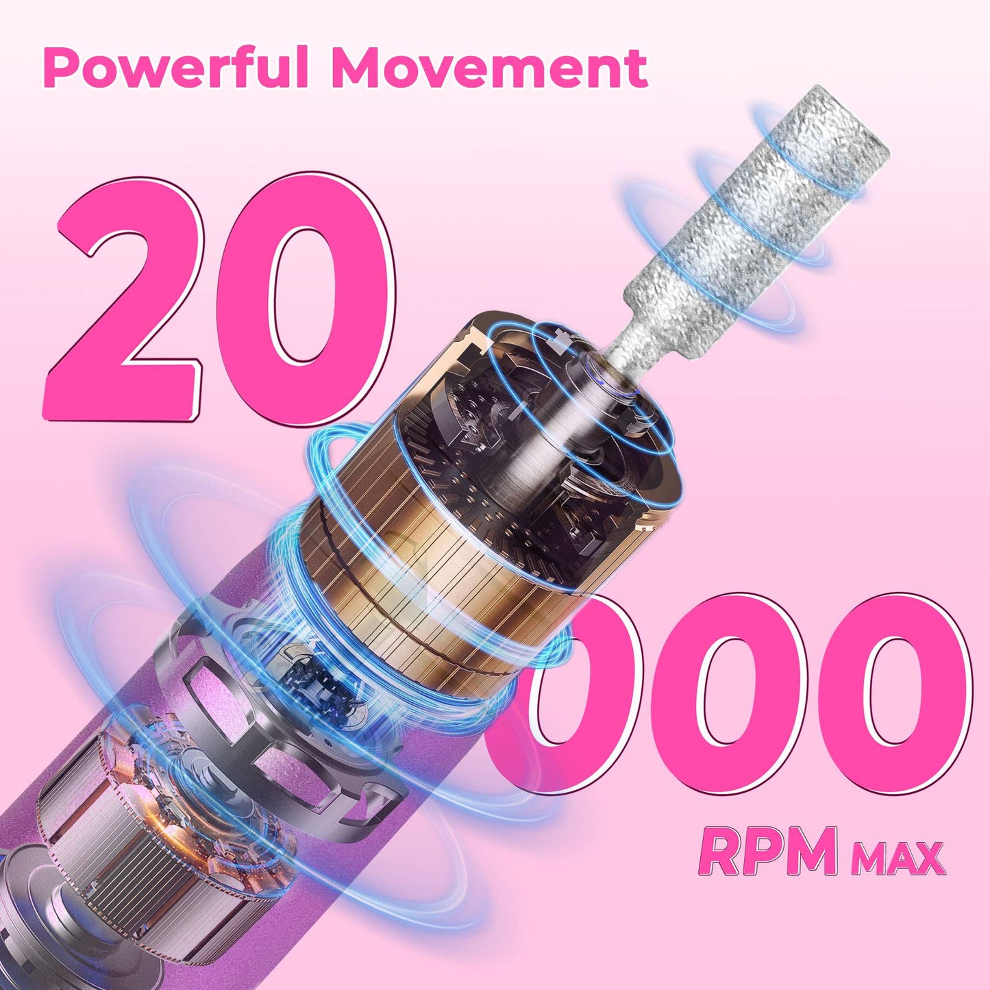 Portable Electric Nail File Kit