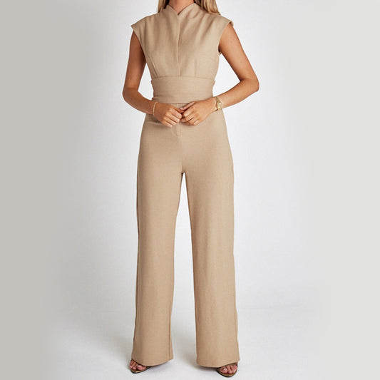 Long Sleeveless Jumpsuit