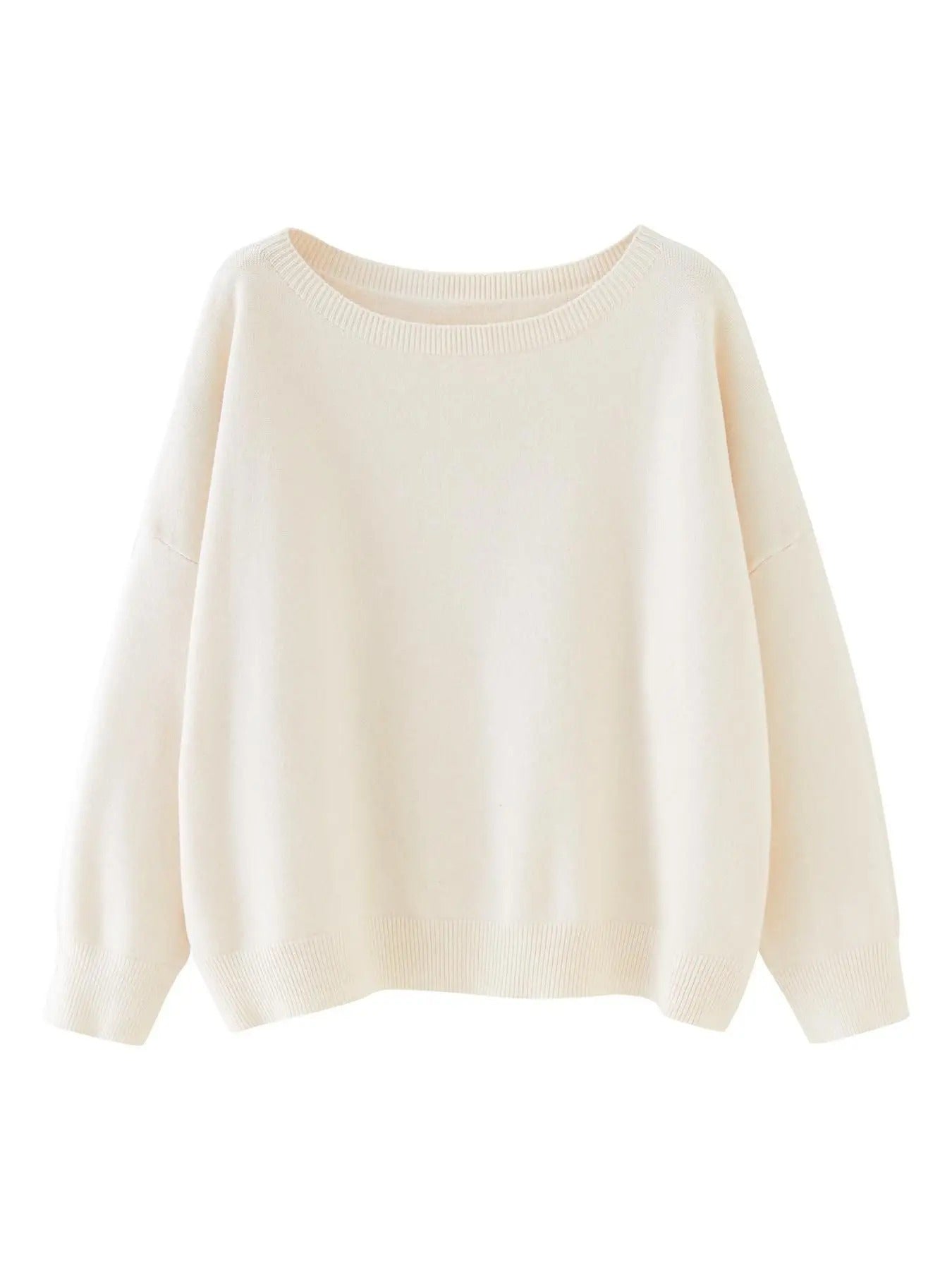 Round Neck Loose Pullover