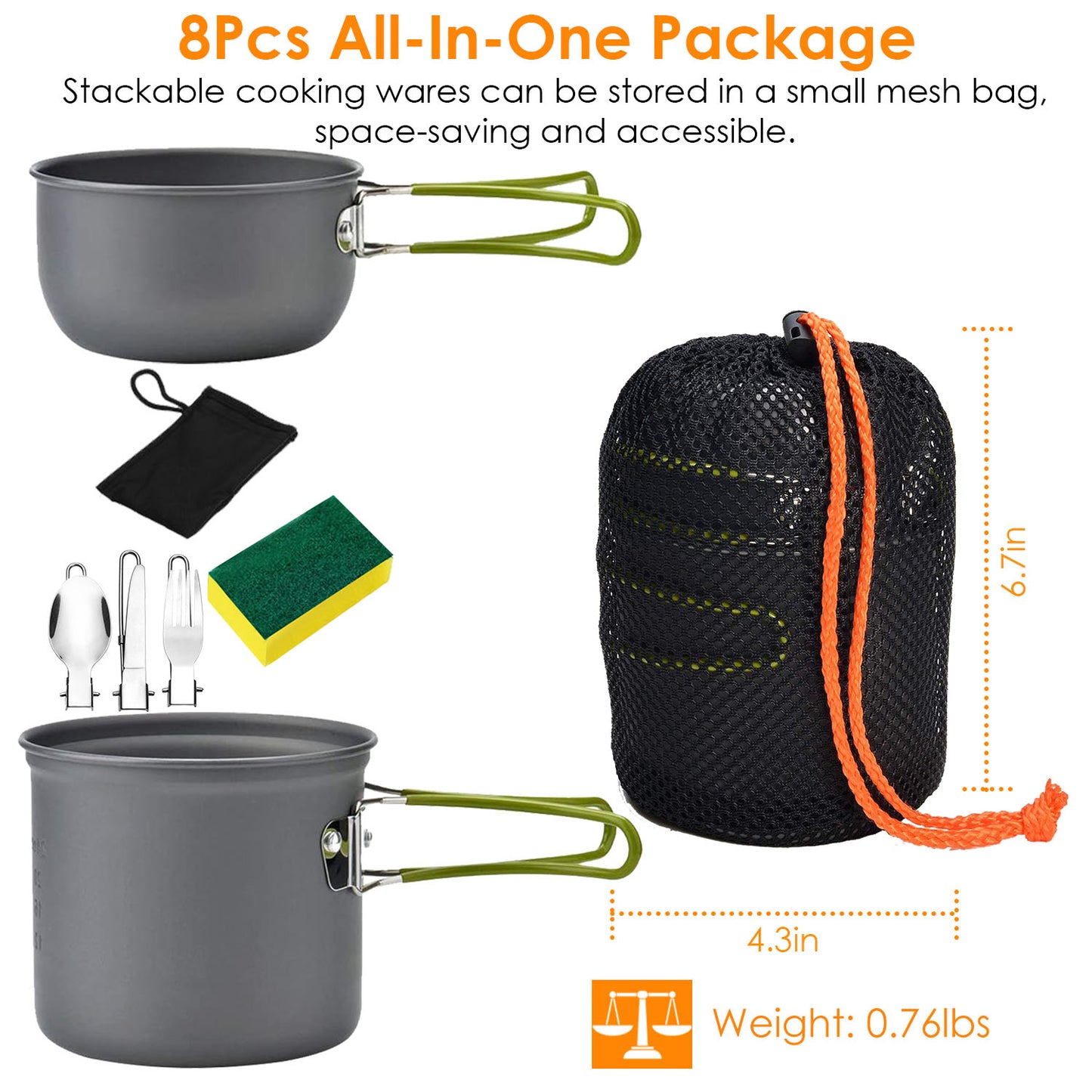 Camping Cooking ware Set