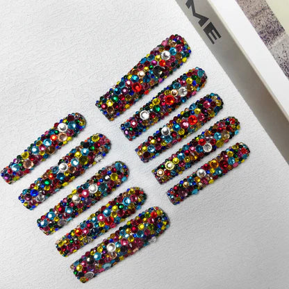 Mosaic Long Nails