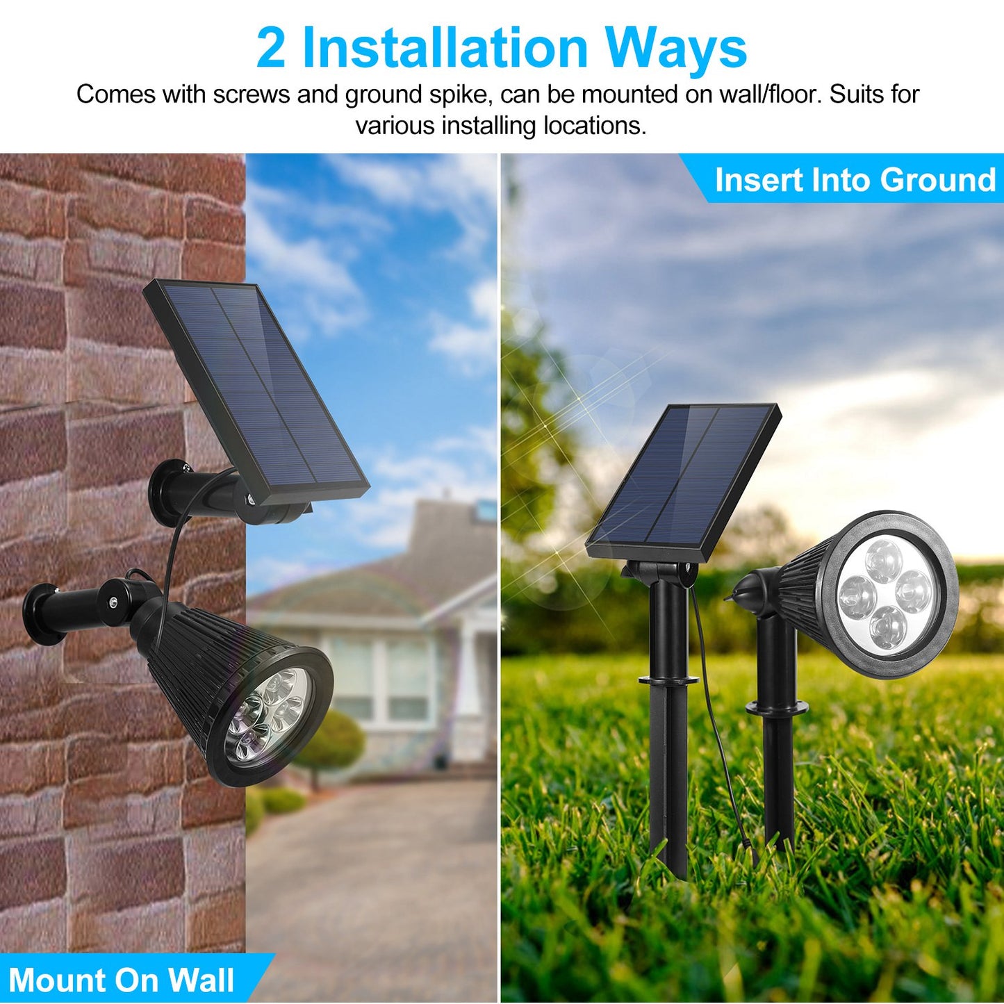 Solar Outdoor Spotlight