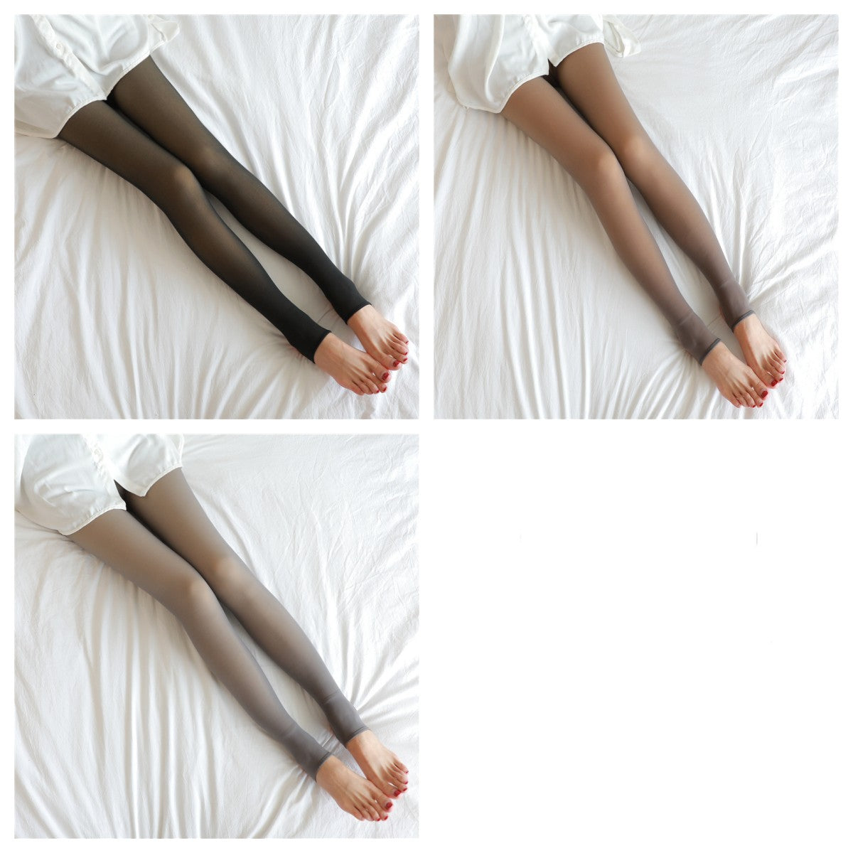 Translucent Fleece Lined Pantyhose