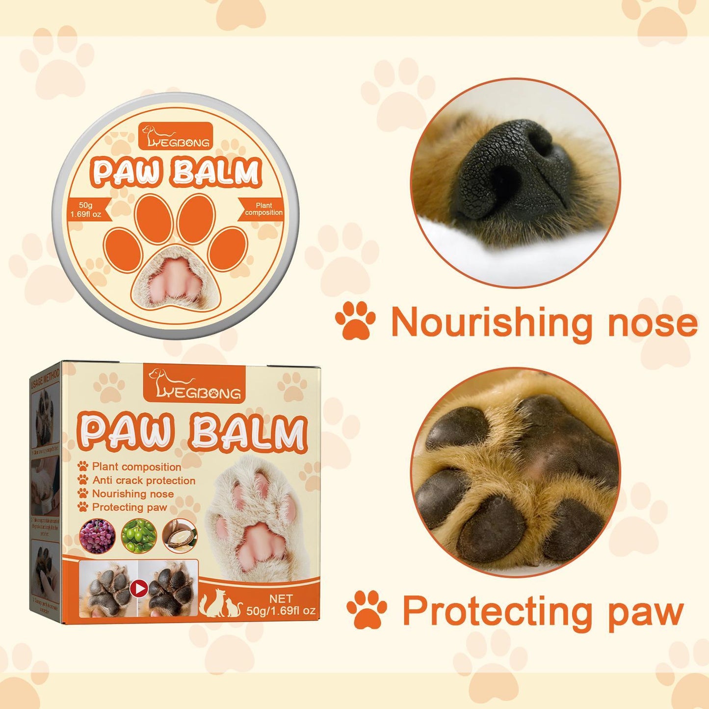 Paw Cream For Cats And Dogs