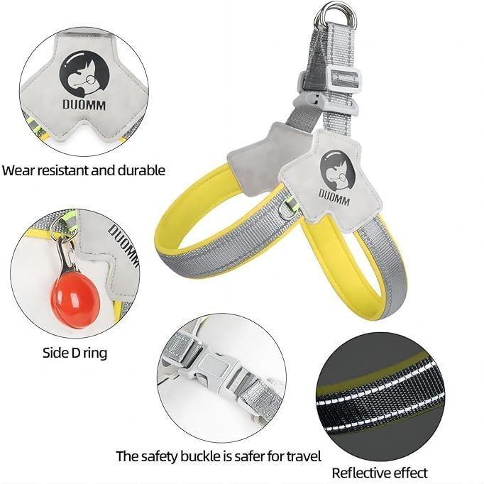 Adjustable No Pull No Choke Puppy Harness