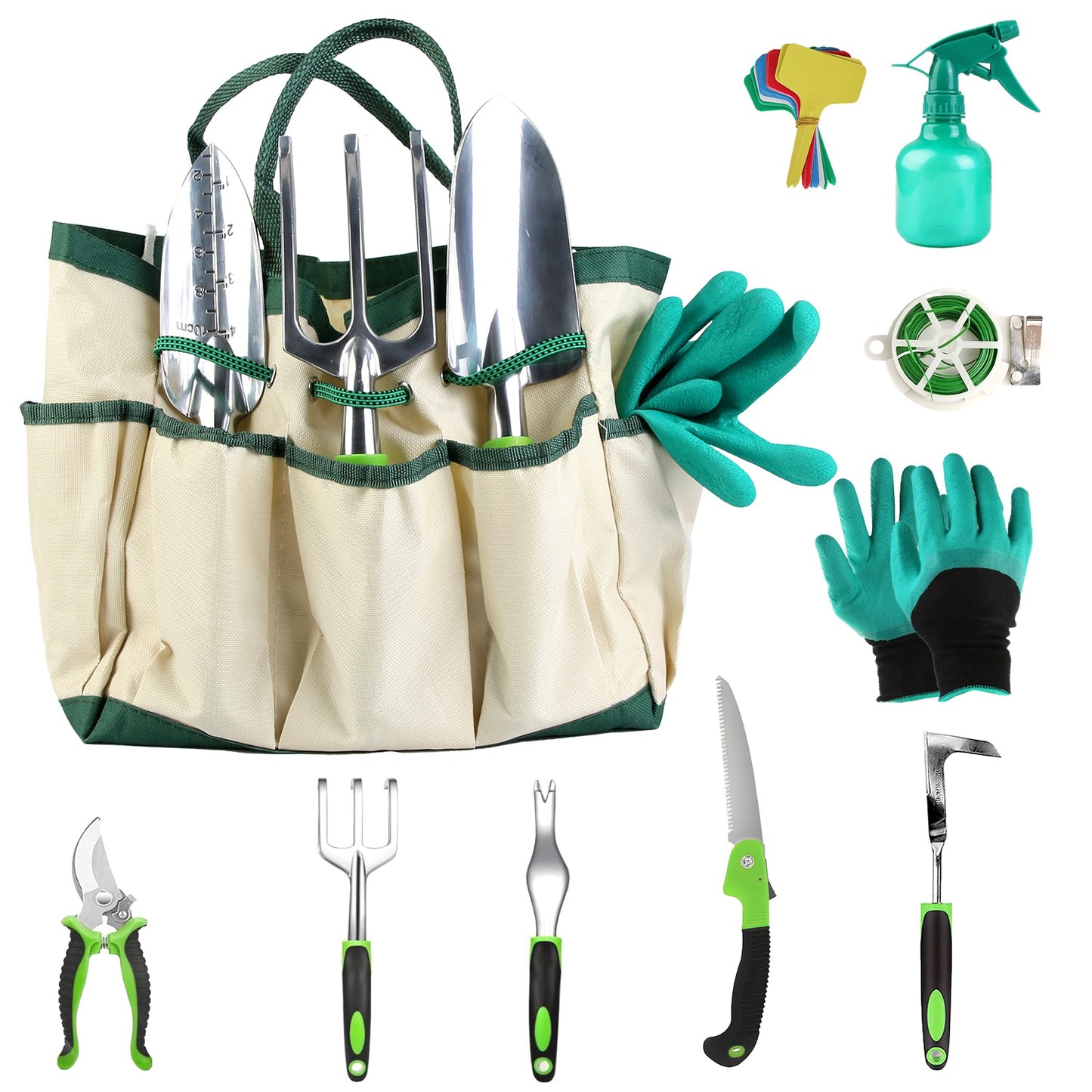 Garden Tool Set Aluminum - 13Pcs