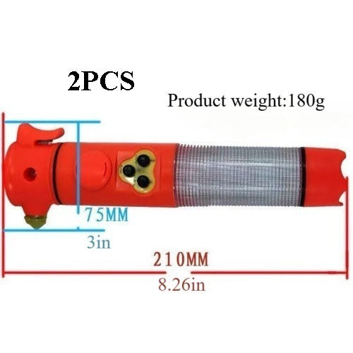 Red&Yellow Safety Flashlight