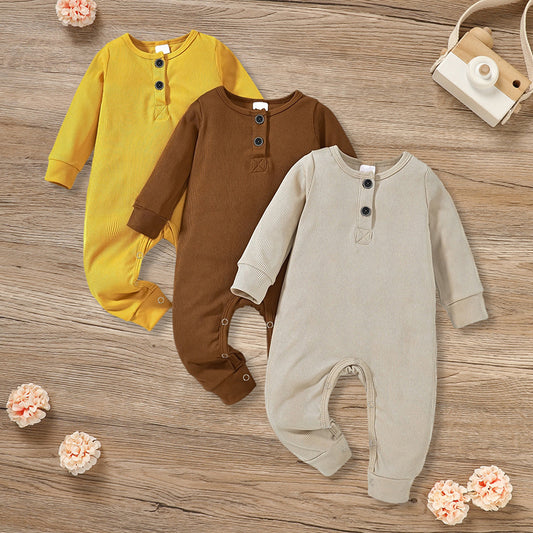Newborns Long Sleeve Romper 3 Pack