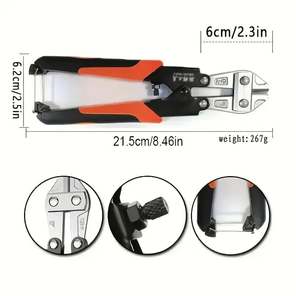 Heavy-duty 8-inch Multi-purpose Wire Cutter