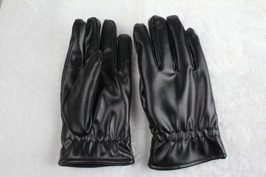 Black Leather Gloves