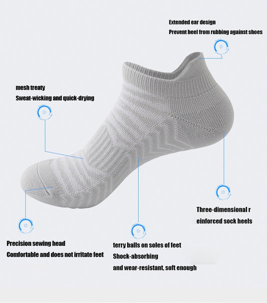 Low Athletic Socks - 3 pairs
