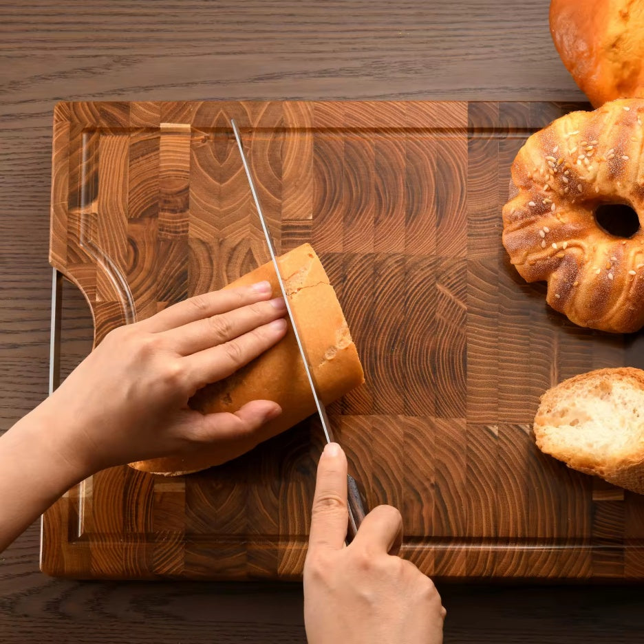 Bread Knife With Wooden Handle