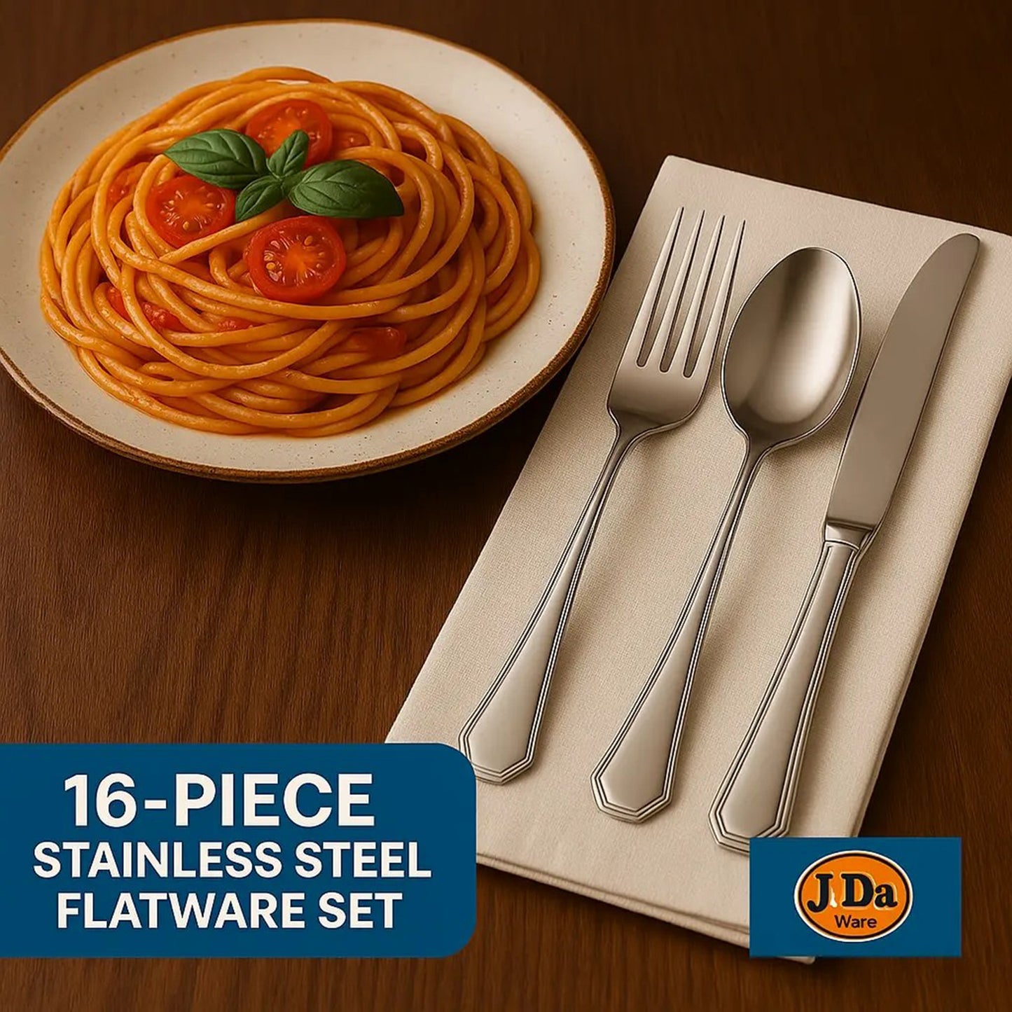 High-end Silver Tableware - 16pcs