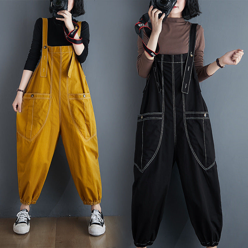 Loose Plus Size MM Overalls