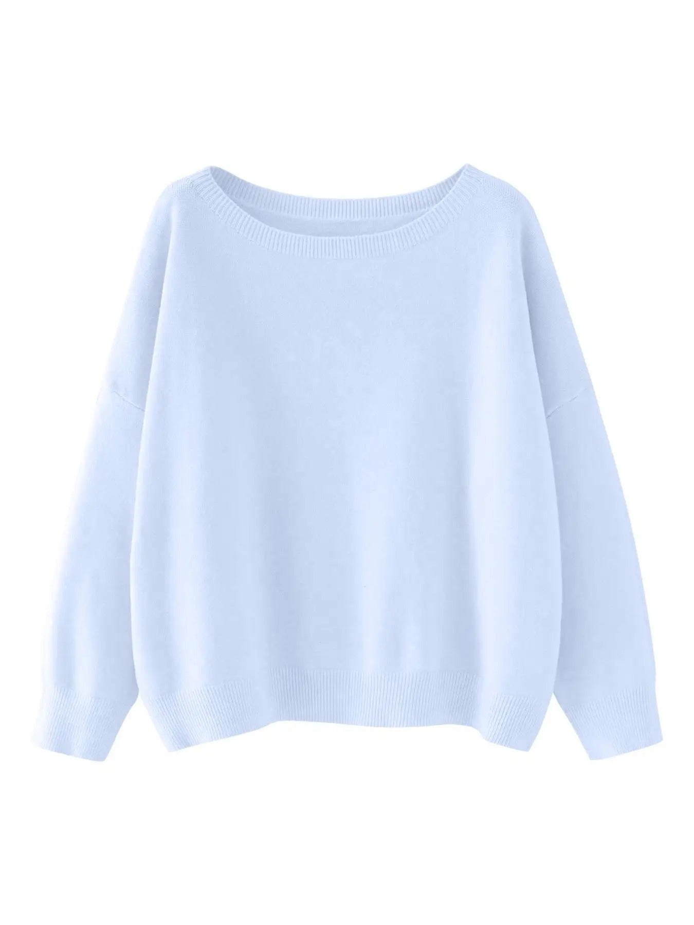 Round Neck Loose Pullover