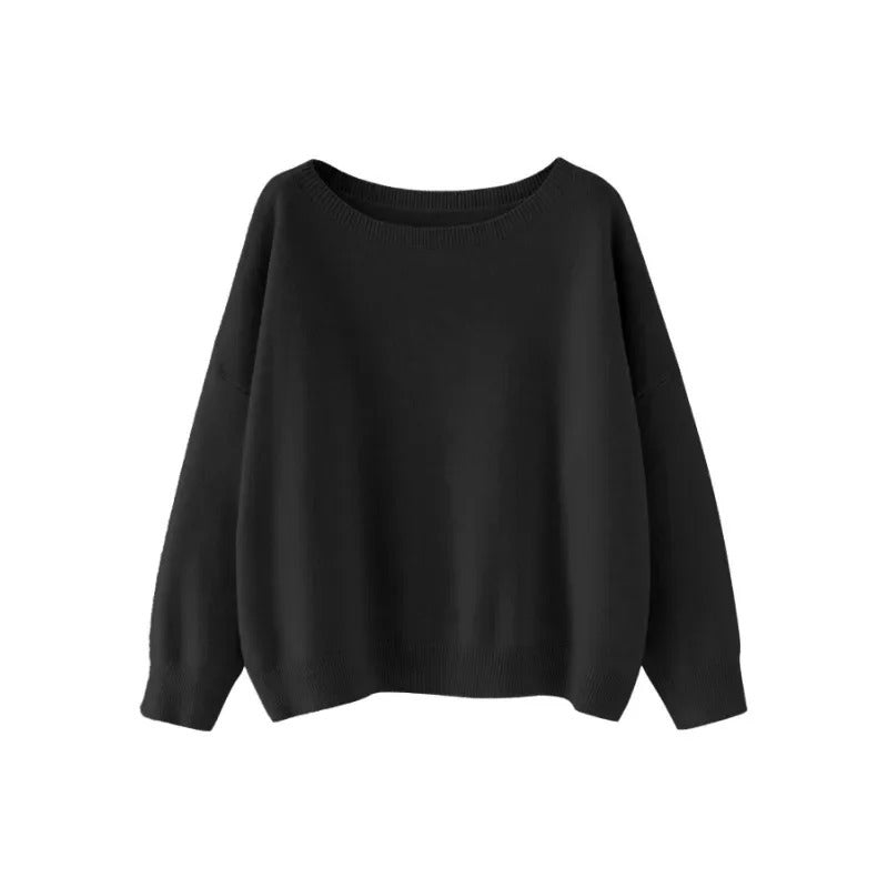 Round Neck Loose Pullover