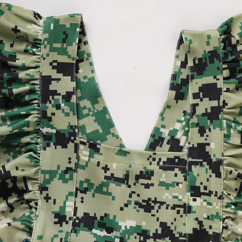 Baby Girl Sleeveless Romper