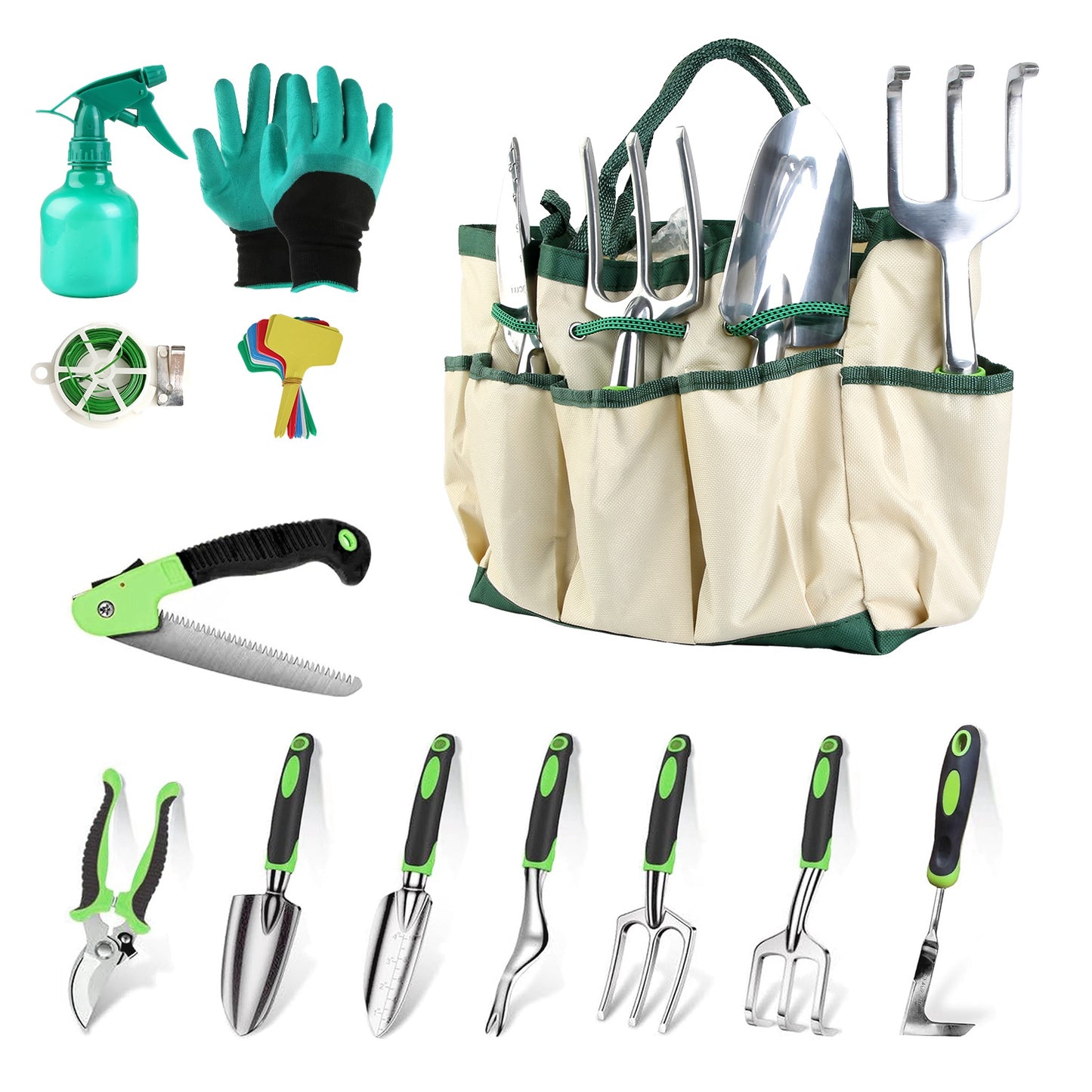 Garden Tool Set Aluminum - 13Pcs
