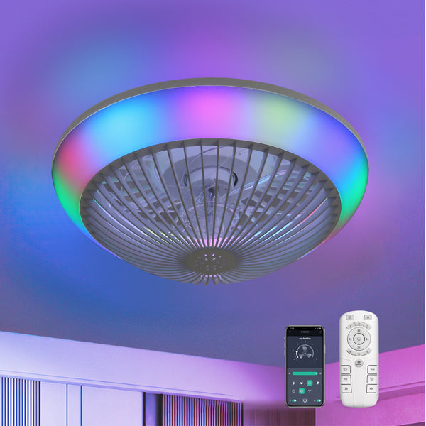 LED Enclosed Ceiling Fan