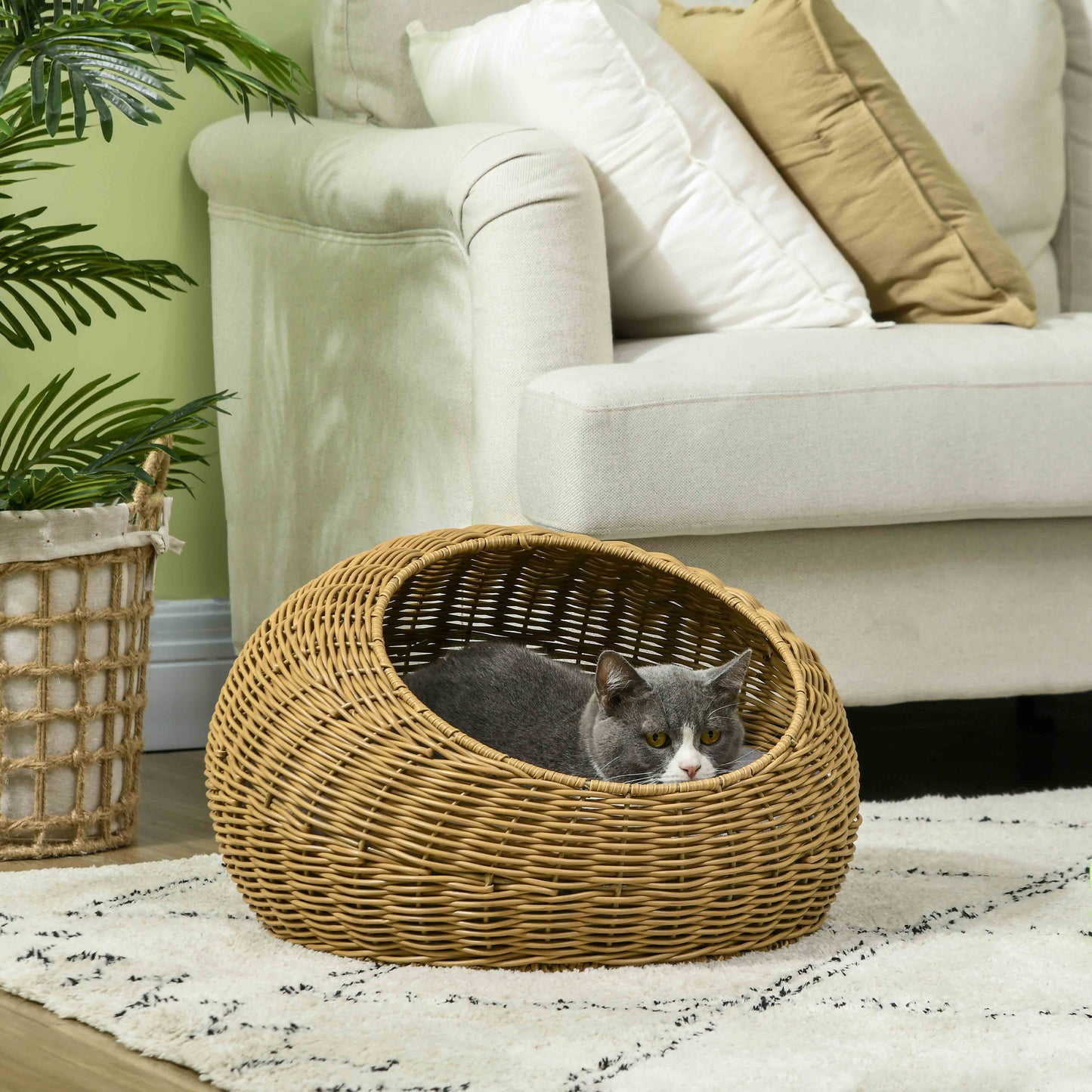 Rattan Cat Bed