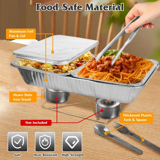Disposable Chafing Dish Buffet - 42Pcs