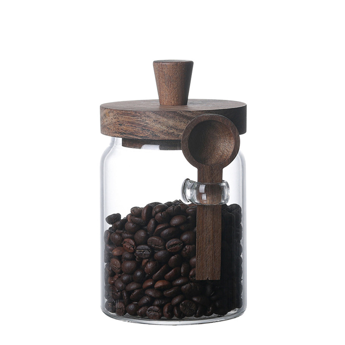 Glass Coffee Jars - 3Pcs