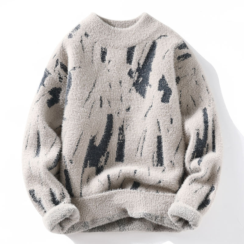 Fall And Winter Fleece Lined Sweater