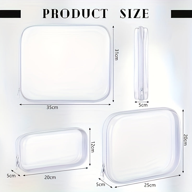 6-piece Double-zipper Storage Boxes