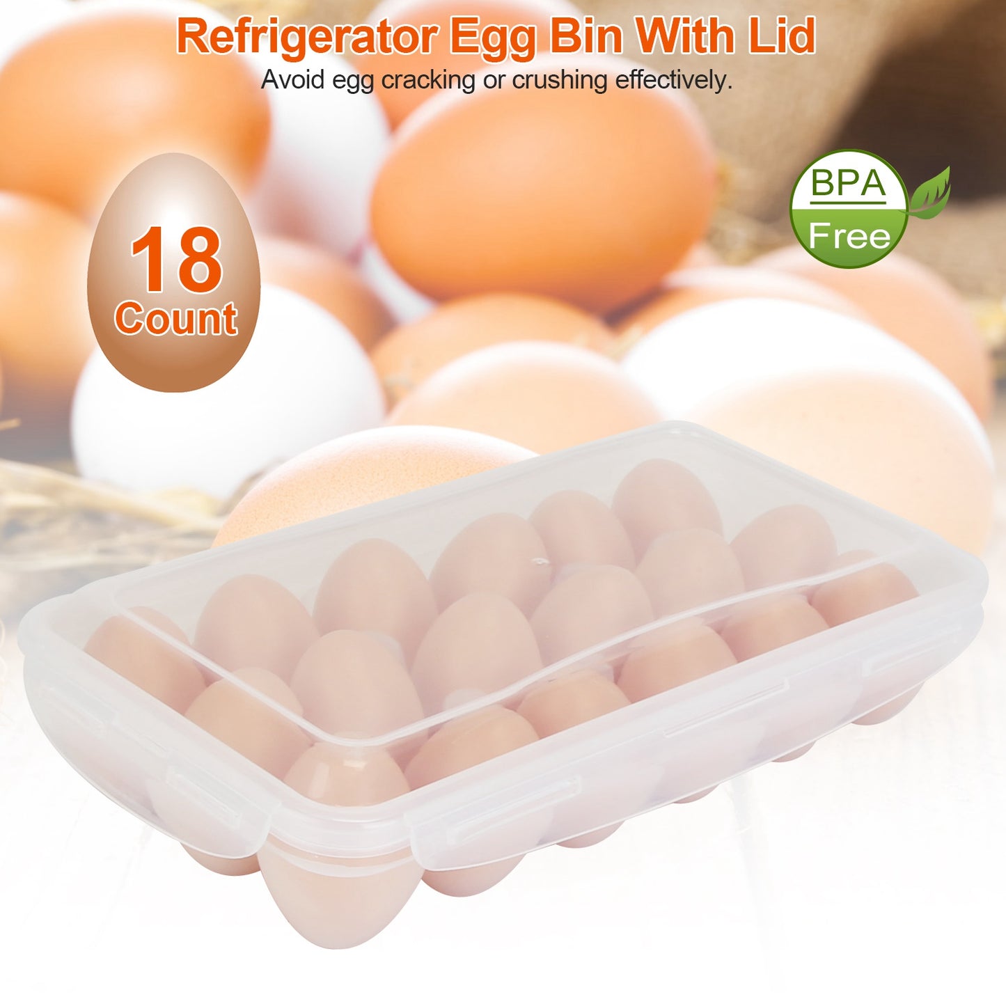 Plastic Egg Holder - 2Pcs