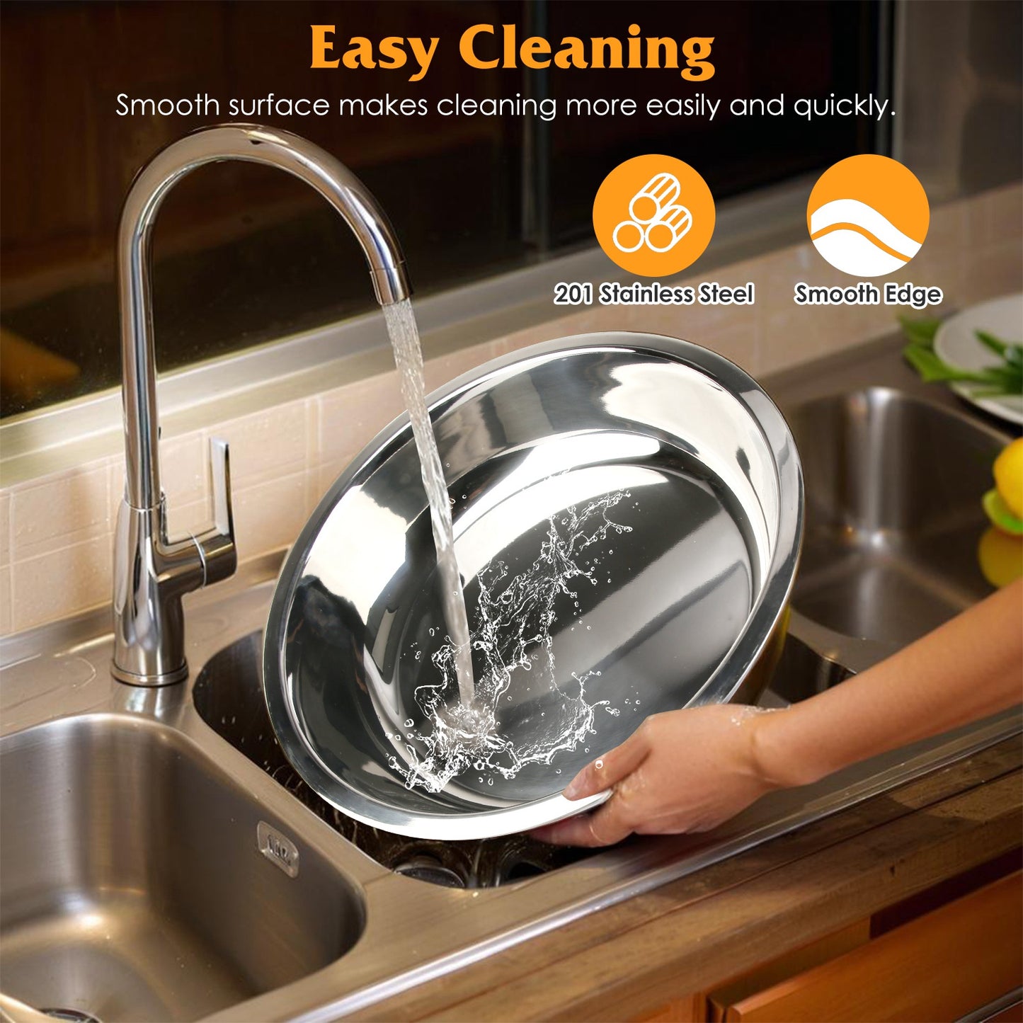 Round Buffet Food Warmer - 4Pcs