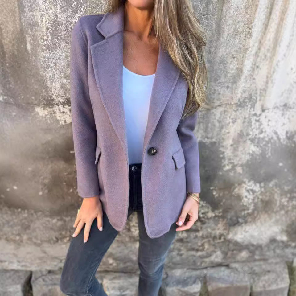 Lapel Short Blazer