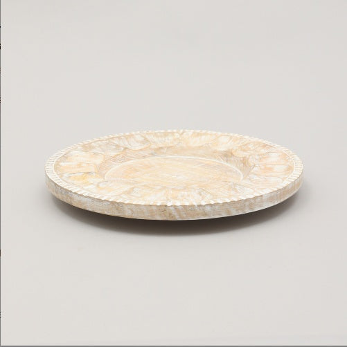 Wood Charger Plate