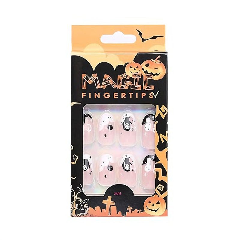 Faceless Men Nail Art - 24Pcs