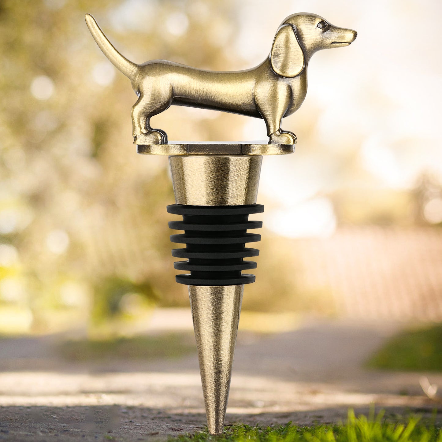 Dachshund-shaped Wine & Champagne Stopper