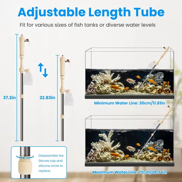 Electric Aquarium Gravel Cleaner
