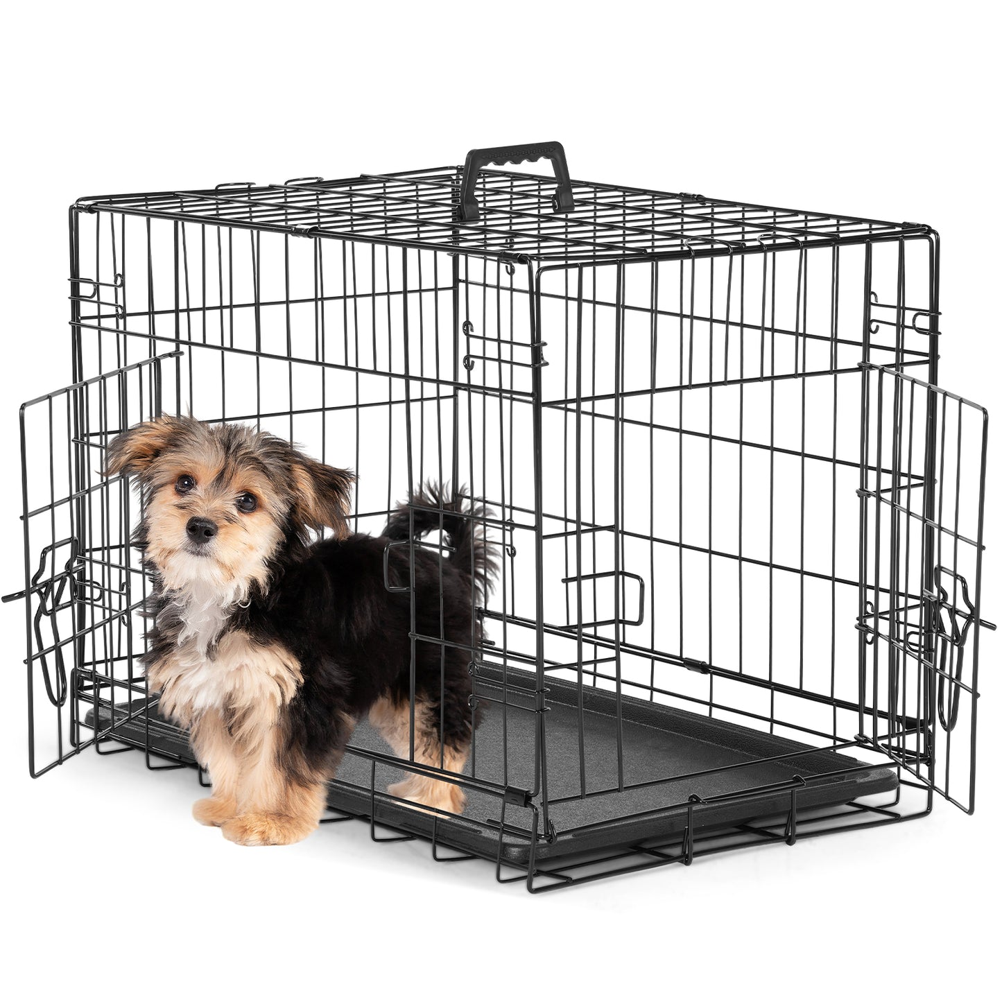 Dog Cage With Two Doors