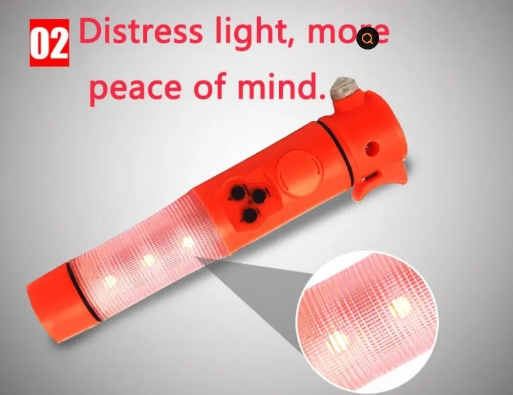 Red&Yellow Safety Flashlight