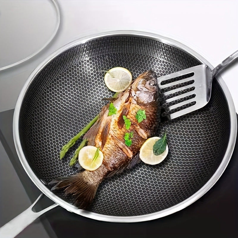 Honeycomb Stainless Steel Non Stick Frying Pan