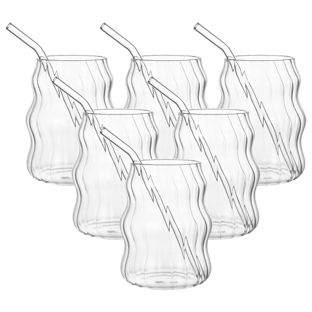 Striped Cloud Cup - 6Pcs