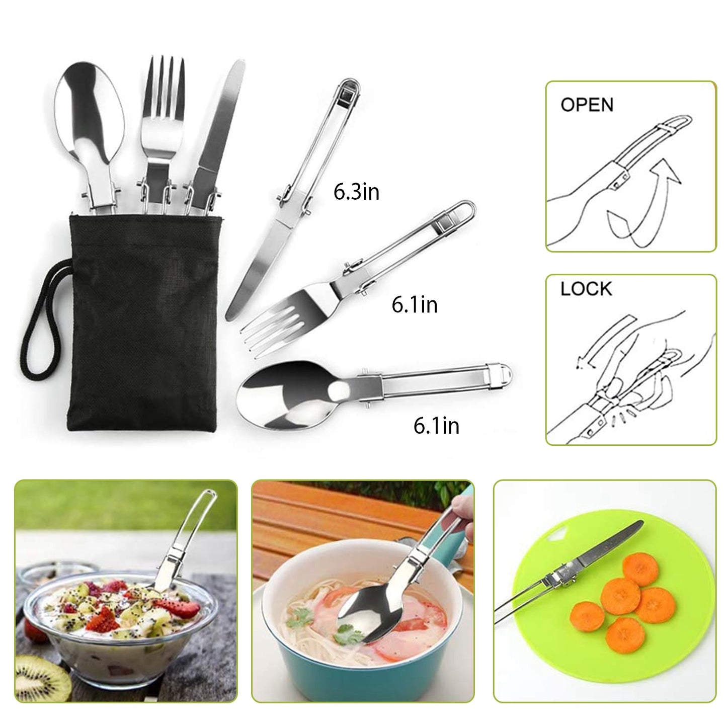 Camping Cookware Set - 12Pcs