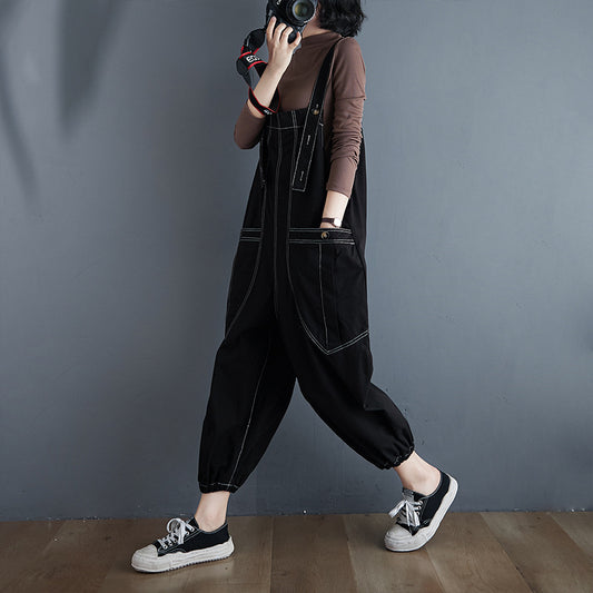 Loose Plus Size MM Overalls