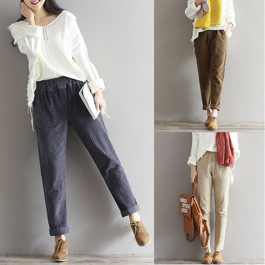 Thin Corduroy Pants