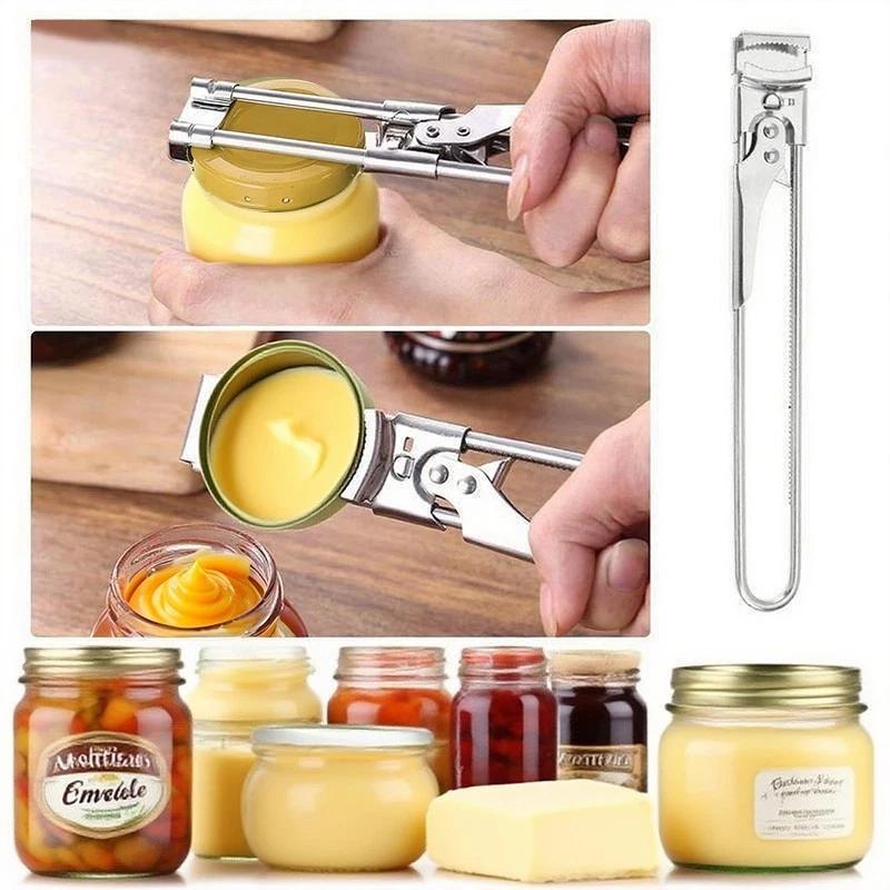 Adjustable Stainless Steel Can Opener Suitable