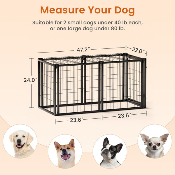 Dog Cage 47.2 Inches