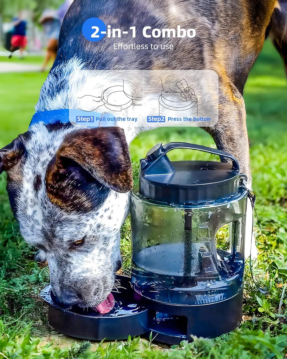 Lassot Portable Pull-out Water Bowl For Dogs