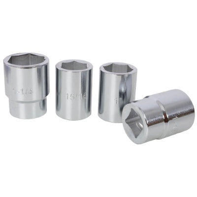 4 Drive Socket Set - 21 Pcs