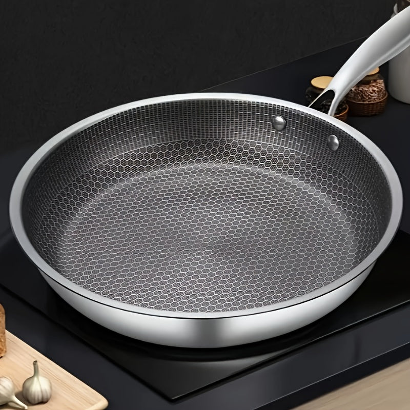 Honeycomb Stainless Steel Non Stick Frying Pan