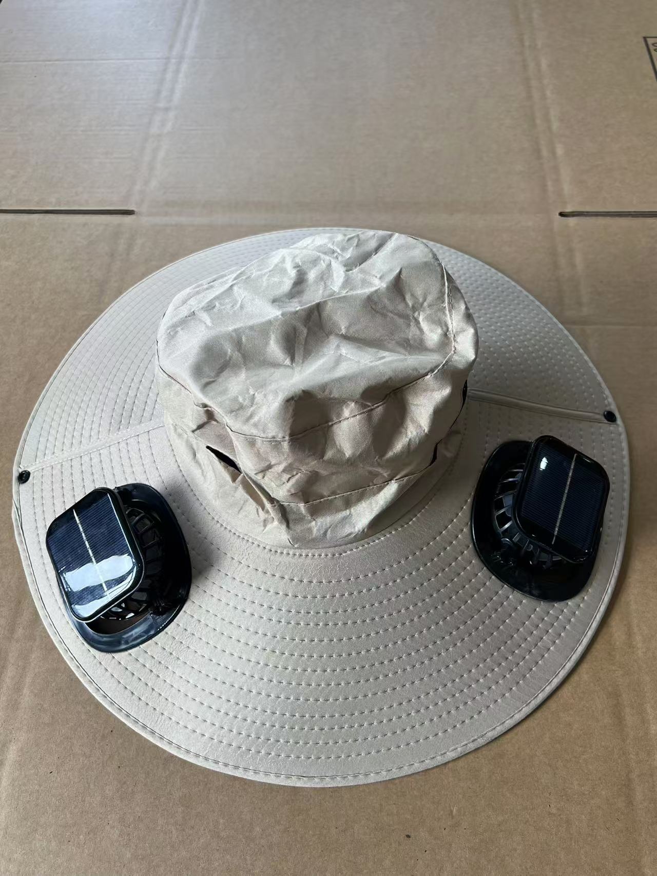 Large Eave Sun Shading Fan Cap